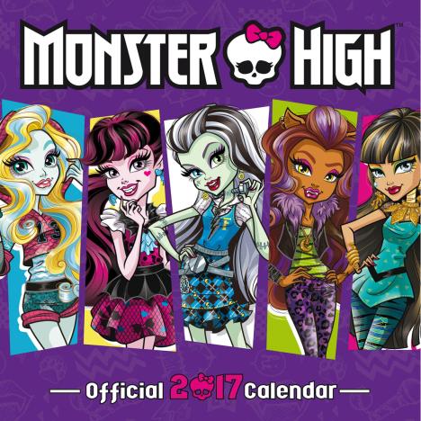 Monster High 2017 Square Calendar £1.99